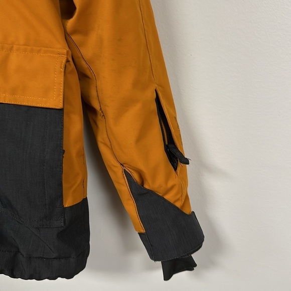Quicksilver Jacket Youth Large 14 black/ orange Dry Flight Snowboard Ski Winter - Picture 4 of 12